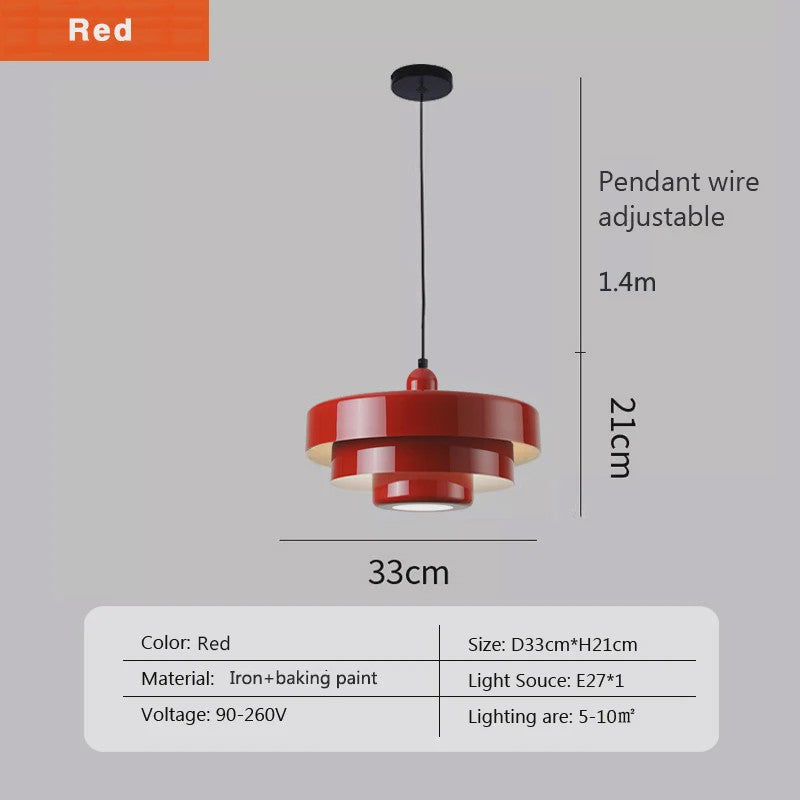 Retro Oranje Plafondlamp - Stijlvolle Hanglamp voor Eetkamer, Restaurant & Bar
