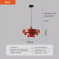 Retro Oranje Plafondlamp - Stijlvolle Hanglamp voor Eetkamer, Restaurant & Bar