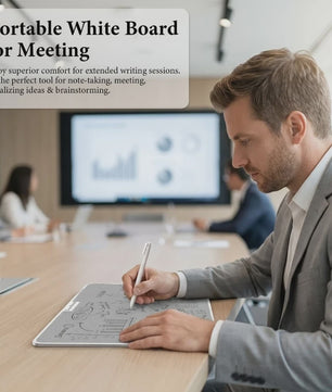 Magnetisch Schrijfbord A4 met Pen & Gum - Herbruikbaar Notitieblok voor Kantoor en Tekenen