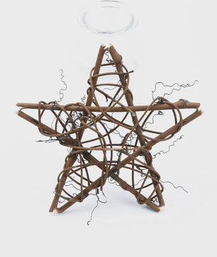 Handgemaakte Rotan Ster Krans Decoratie - 10/15/20cm - Kerst & Bruiloft