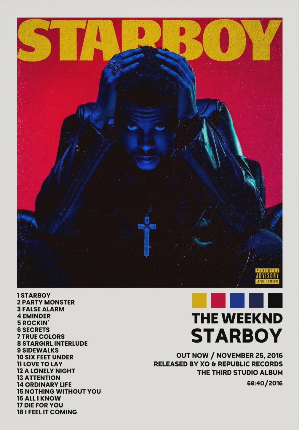 Canvas Poster: Drake & Eminem Album Covers - Hip Hop Wall Art