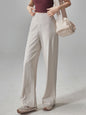 Dames Comfortabele Yogabroek met Hoge Taille en Zakken - Nake-Feeling Stretch Loungebroek voor Sport & Vrije Tijd