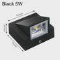 Moderne LED Wandlamp IP65 Waterdicht - Binnen & Buiten - 5W/10W Up/Down Licht - Kubus Design voor Tuin & Portiek