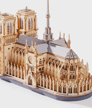 Robotime Rokr 3D Houten Puzzel Kathedraal van Parijs - Bouwpakket voor Volwassenen
