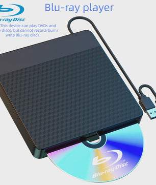 Externe Blu-ray Drive met USB 3.0 & Type-C: Slot-in BD Brander voor Laptops