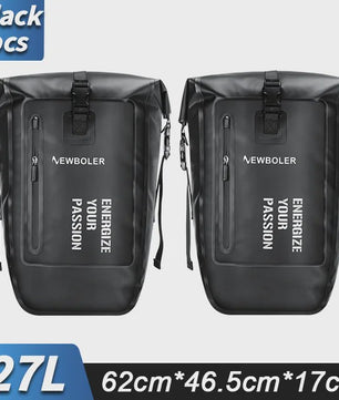Waterdichte Fietstas 27L - Grote Capaciteit Achterdrager Bagage voor Fiets & E-bike