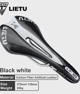 LIETU Fietzadel - Comfortabel MTB & Racefiets Zadel met Siliconen Gel Kussen en Antislip Grip