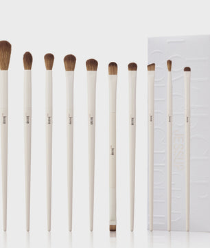 Jessup 14-delige Make-up Kwasten Set: Compleet voor Foundation, Oogschaduw & Contour