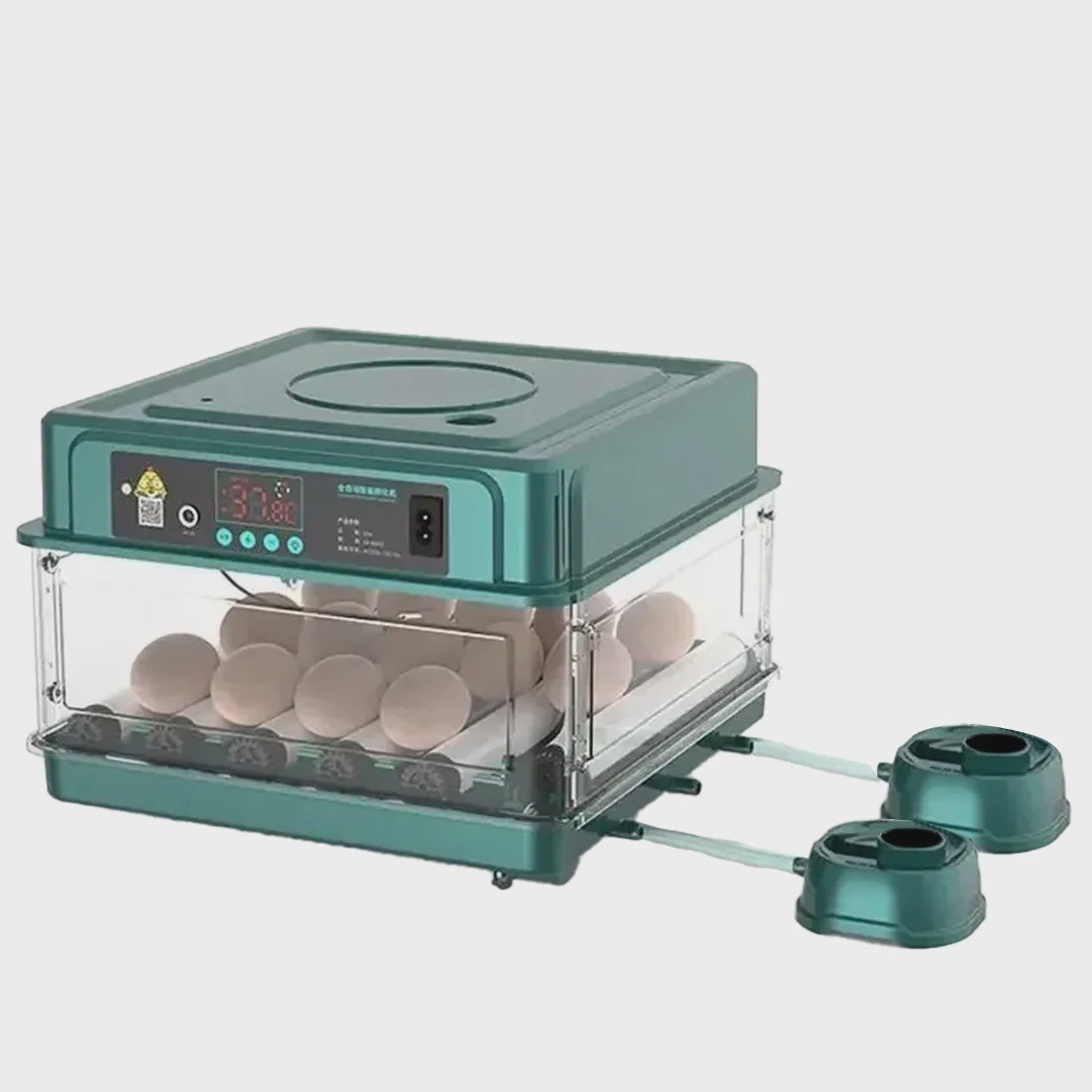 Automatische Broedmachine voor 9-48 Eieren met Constante Temperatuur & Automatische Keerfunctie
