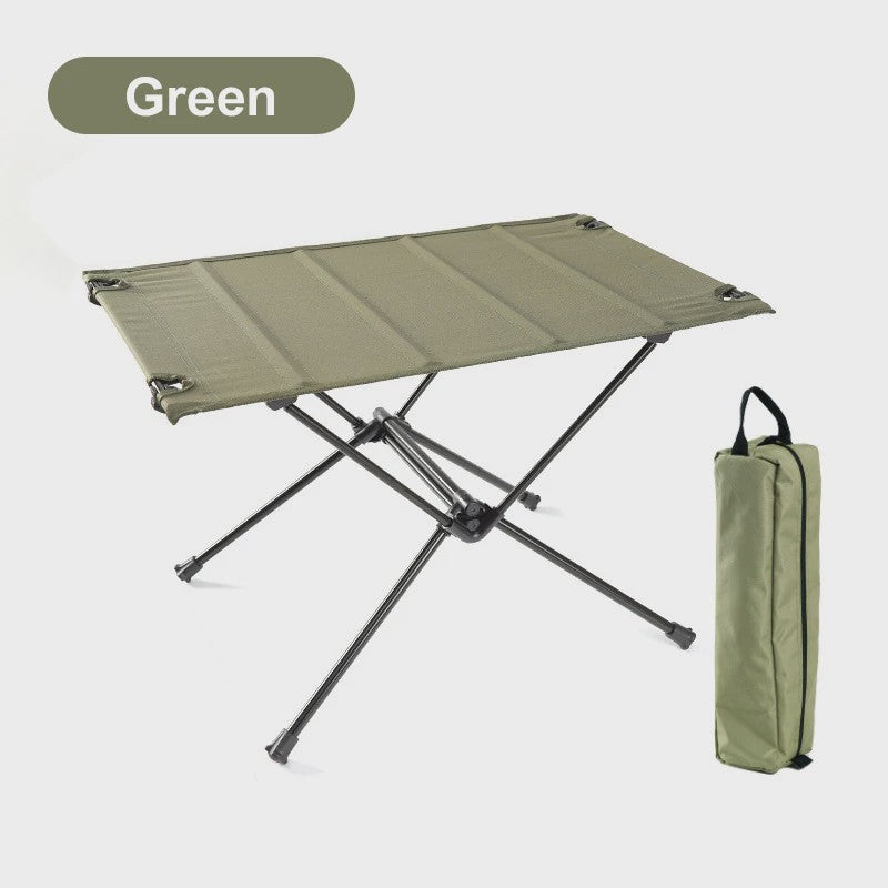 WESTTUNE Campingtafel Opvouwbaar Lichtgewicht Aluminium & 1680D Oxford Doek - Draagbaar voor Outdoor Picknick