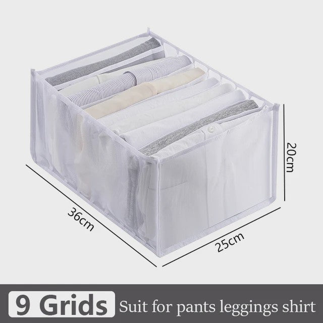 Opvouwbare Lade Organizer Set voor Ondergoed, Sokken en BH's - Mesh Opbergdozen