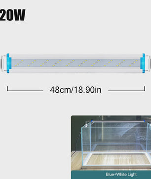 Super Bright LED Aquarium Lamp - Verstelbare Clip-on Verlichting voor Planten & Vissen (18-70cm)