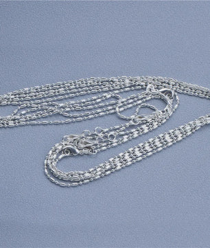 925 Sterling Zilveren Kettingen: Rolo, Figaro & Meer (16-30 Inch)