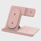 3-in-1 Opvouwbare Draadloze Oplader Stand voor Samsung Telefoon, Horloge & Earbuds - Snel Laden