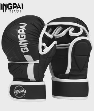 GINGPAI Professionele MMA Bokshandschoenen - Half Vinger Training voor Heren, Dames & Kinderen