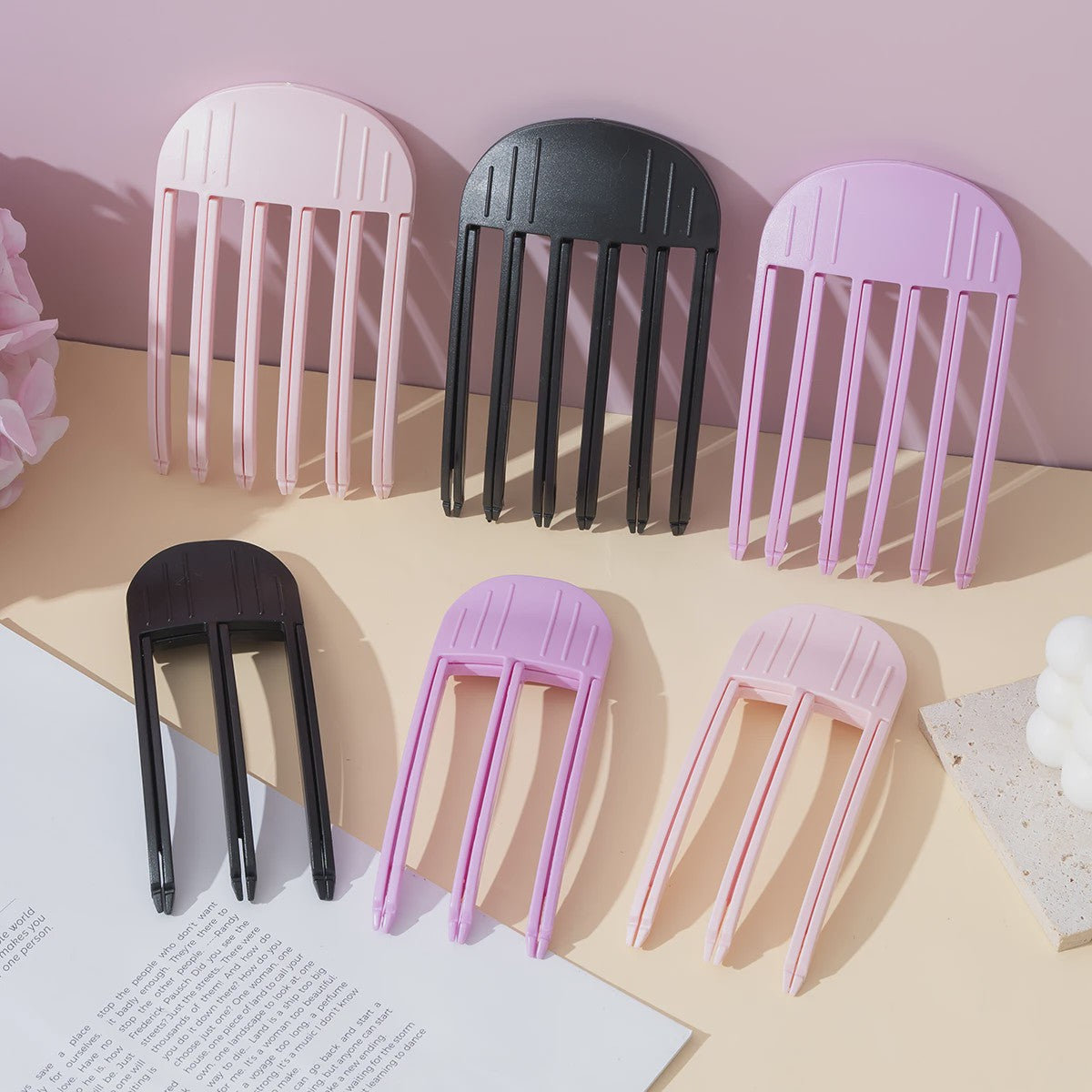 Volume Haarclips voor Krullen en Pony - Fixeer je Kapsel met Stijl