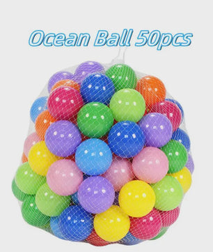 Vrolijke Ocean Ballen Speelgoed - Zachte Plastic Ballen voor Binnen en Buiten Plezier