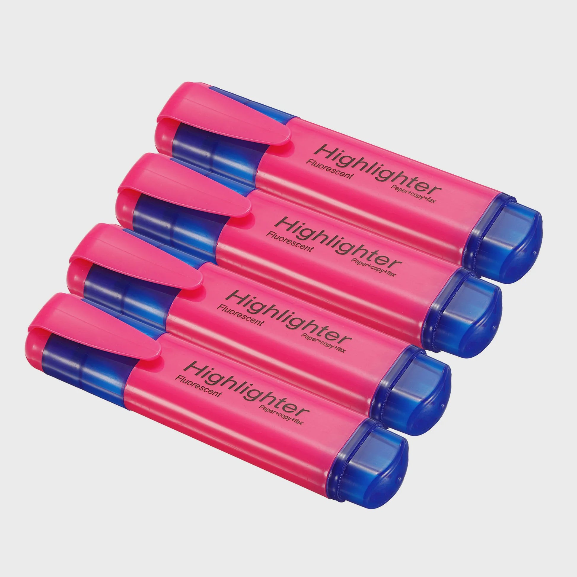Set van 4 of 6 Fluorescerende Highlighters met Brede Stift - Ideaal voor Tekenen, Markeren en Kantoor