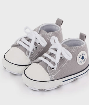 Babyschoenen Canvas Sneakers - Eerste Stapjes Schoentjes met Zachte Zool