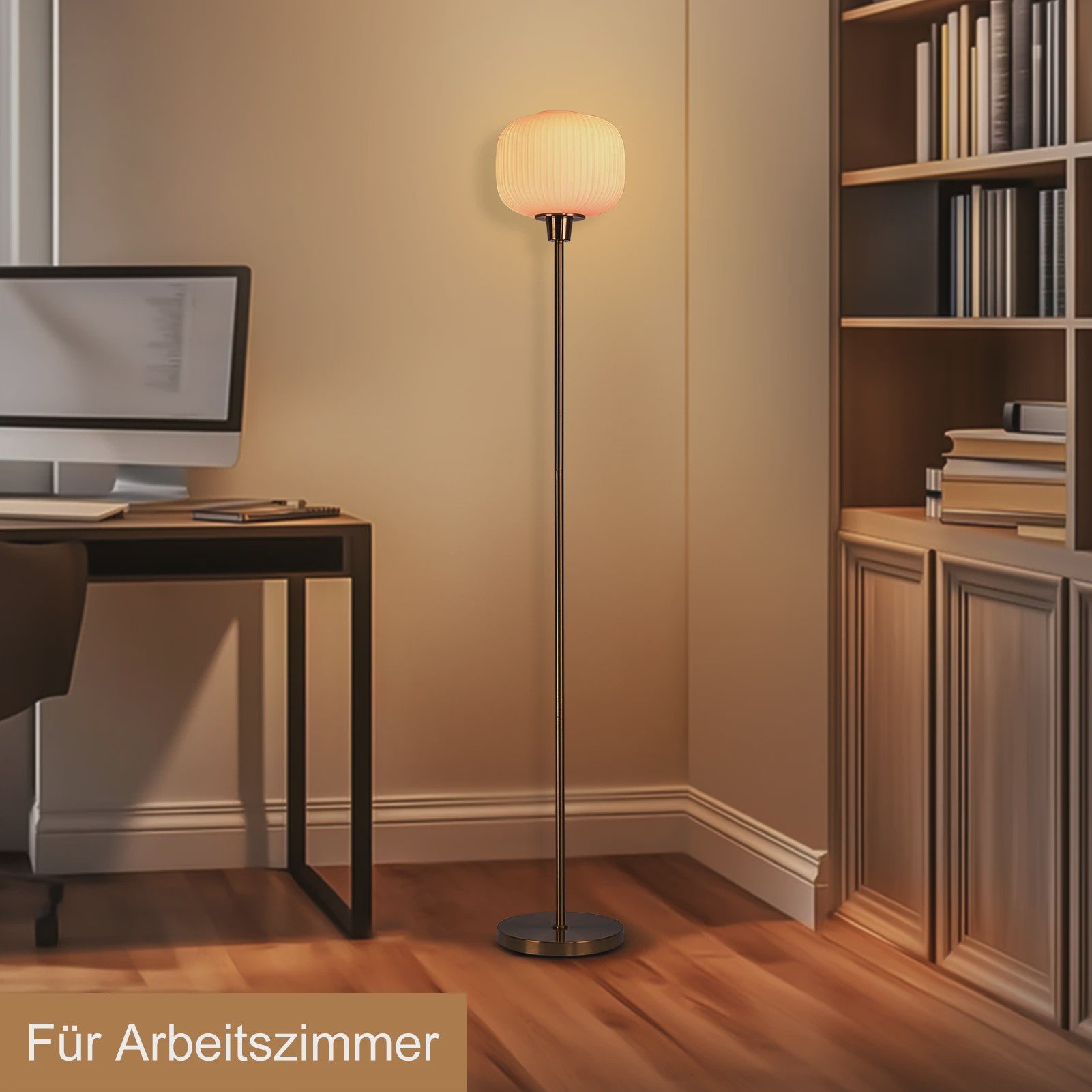 Stijlvolle Sfeer Plafondlamp met Bolvormige Glazen Kap - 160 cm