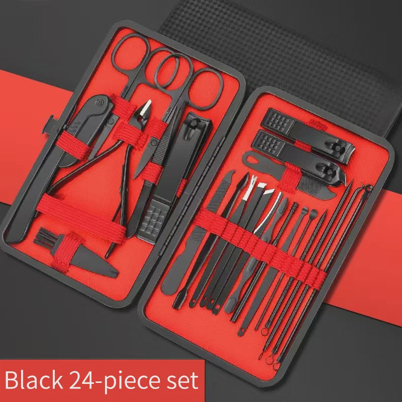 Professionele Manicure & Pedicure Set - 25 Delig - Roestvrij Staal