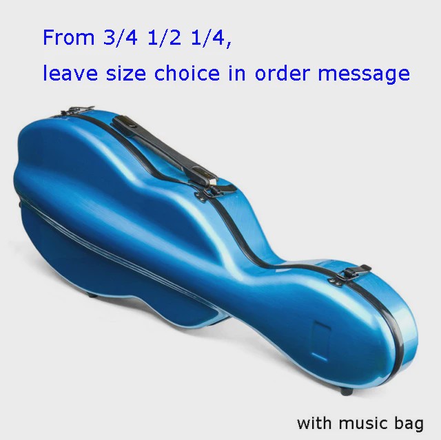 Carbon Fiber Vioolkoffer met Afneembare Tas - Dubbele Draagband & Slot
