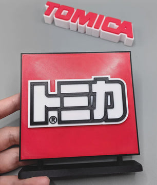 3D Geprint Logo Naamplaat voor Figuren Collectie - Video Game Thema