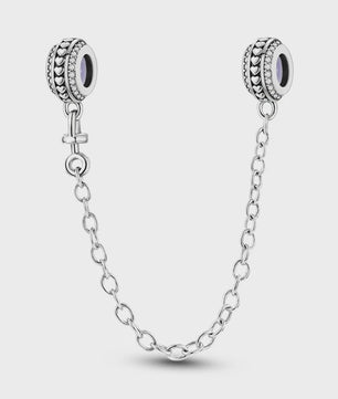 925 Sterling Zilveren Veiligheidsketting Bedel voor Armbanden - Maan, Ster, Vlinder, Hart