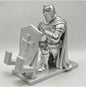Middeleeuwse Templar Ridder Telefoonhouder - Uniek Bureau Decor & Cadeau