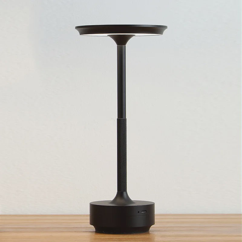 Draadloze Sfeerverlichting Tafellamp - Aluminium LED, Dimbaar & Oplaadbaar