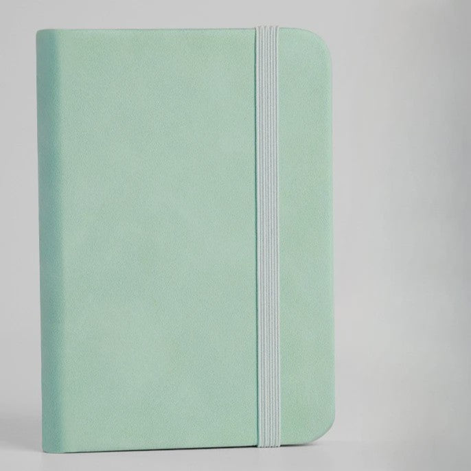 Compact A7 Notitieboekje met PU Cover - Mini Memo Pad voor Onderweg