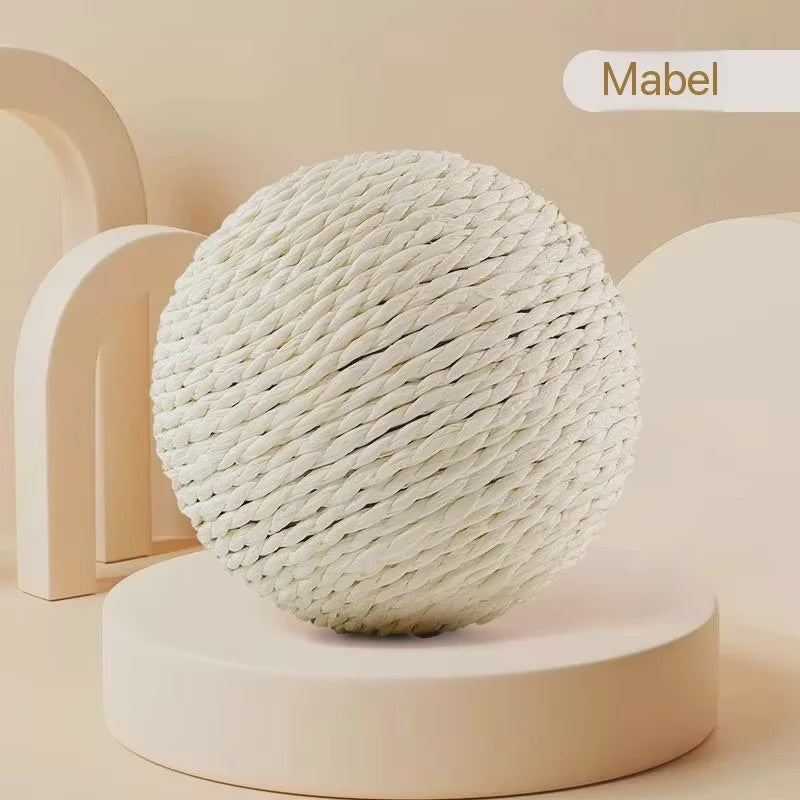 Grote Sisal Kattenbal: Interactief Krab-, Kauw- en Tandspeeltje voor Uren Speelplezier