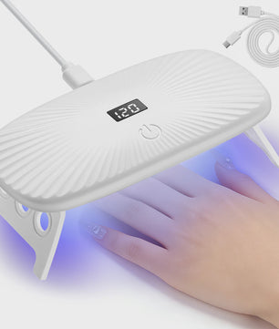 2-in-1 UV/LED Nageldroger: Handheld & Desktop, Snel Drogen met Timer