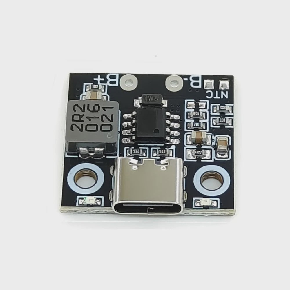 USB-C Lithium Batterij Laadmodule met Bescherming en Indicator