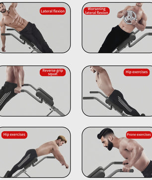 Opvouwbare Romeinse Bank - Back Trainer & Abdominal Trainer voor Krachttraining