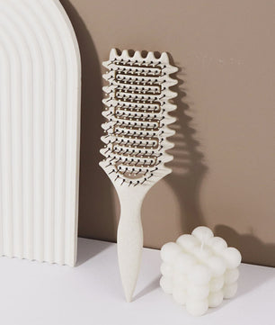 Ventilerende Stylingborstel met Massage-effect - Comfortabele Grip voor Natuurlijk Haar & Pruiken
