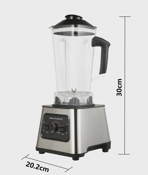 Professionele 2-in-1 Blender: 800W, 27000RPM, 2L+0.5L Dubbele Jars, IJs Crushen, Malen & Smoothies