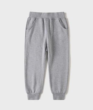 Kinder Joggingbroek met Elastische Taille en Zakken - Katoen