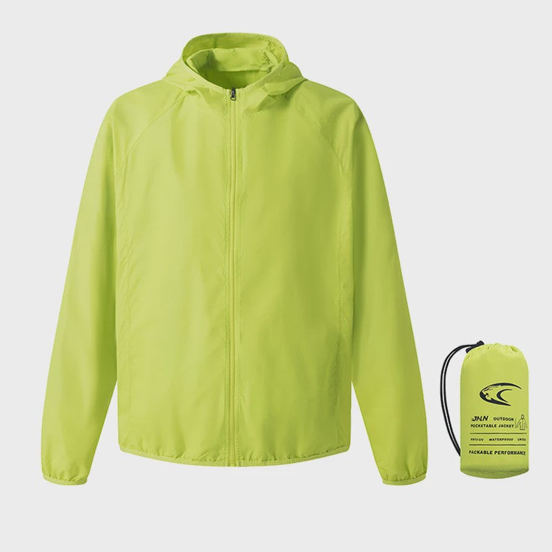 Unisex Waterdichte Outdoor Jas - Sneldrogend, Winddicht & Zonbescherming