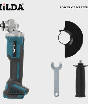 HILDA 21V Accu Haakse Slijper - Brushless Krachtpatser voor Slijpen, Polijsten & Snijden
