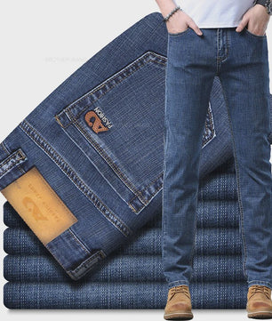 Lichtblauwe Slim Fit Jeans Heren - Stijlvolle Casual Stretch Denim