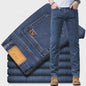 Lichtblauwe Slim Fit Jeans Heren - Stijlvolle Casual Stretch Denim