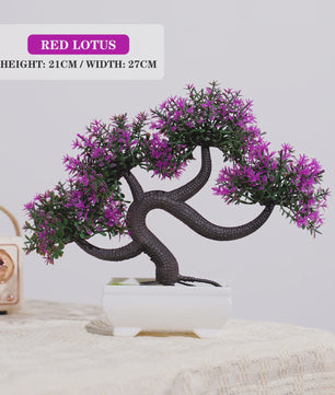 Kunst Bonsai Boom Potted Plant - Decoratieve Kunstplant voor Huis & Kantoor