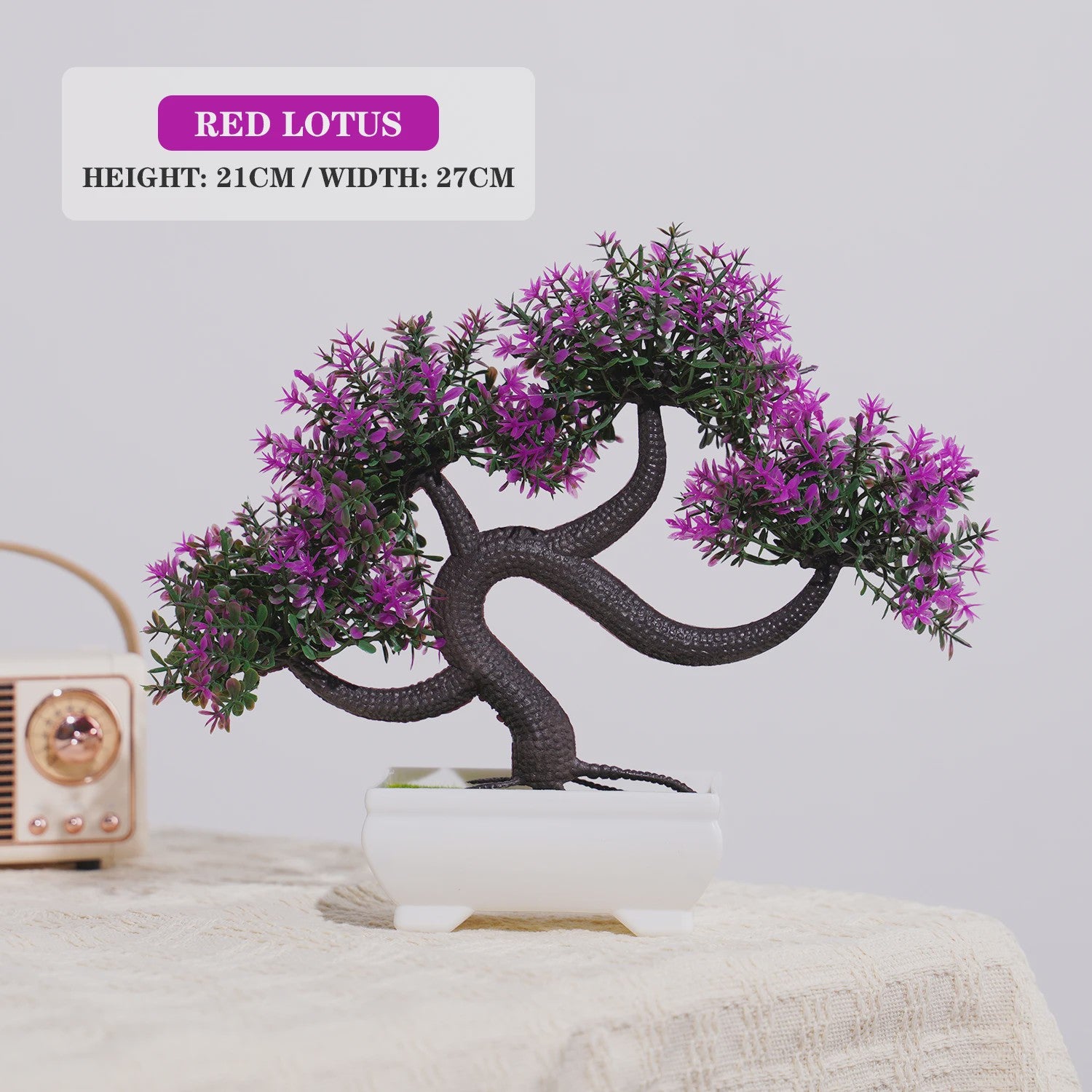 Kunst Bonsai Boom Potted Plant - Decoratieve Kunstplant voor Huis & Kantoor