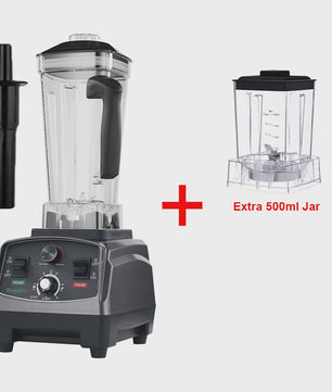 BioloMix 2200W Krachtige Blender met Timer & 2L BPA-vrije Kan - Heavy Duty Mixer