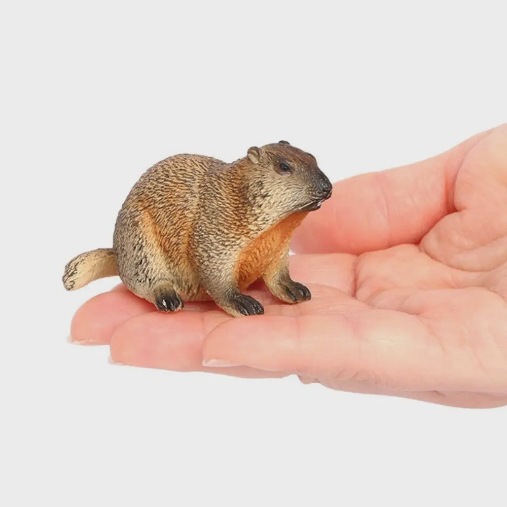 Realistische Marmot Beeldjes - PVC Sierfiguren voor Huisdecoratie