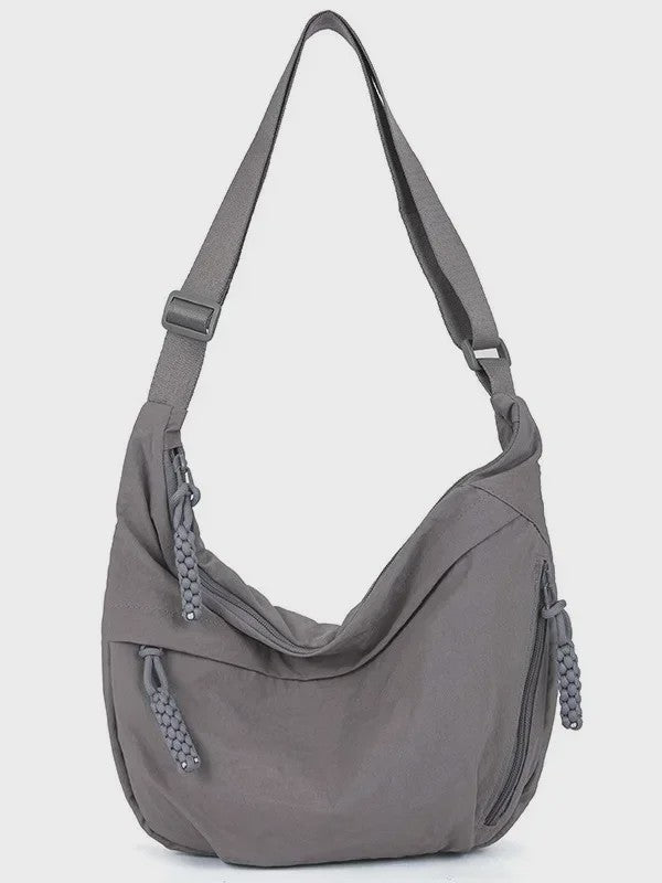 Trendy Dames Schoudertas van Zacht Materiaal - Casual Hobo Crossbody Tas