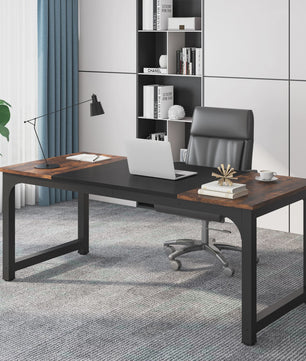 Moderne Bureau Tafel voor Thuiswerk of Kantoor - Ruim Werkstation