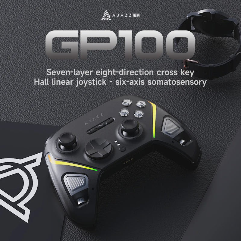 Ajazz GP100 Draadloze Game Controller - PC, PS3, Switch, iOS & Android