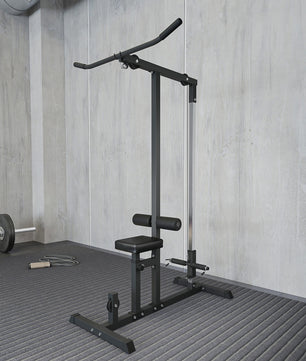 Homcom Krachtstation met Katrol en Verstelbare Zitting - Home Gym Fitness Apparaat